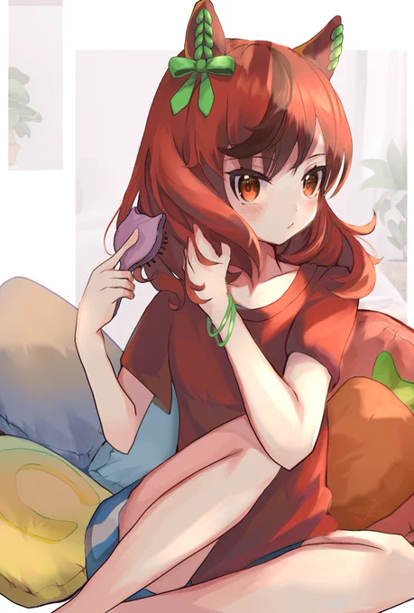 お出かけ前ネイチャ♥💚

#ウマ娘
#ウマ娘プリティーダービー
#ナイスネイチャ 