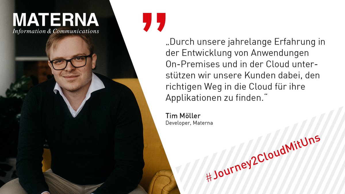 Materna_SE's tweet photo. Immer mehr Organisationen verankern die #Cloud fest in ihrer IT-Strategie und wollen nicht nur neue, sondern auch bestehende IT-Systeme in die Cloud migrieren.
Mehr zur #Journey2Cloud: https://t.co/RTNsxN8VwT
#Journey2CloudMitUns https://t.co/iISWsH6CxQ