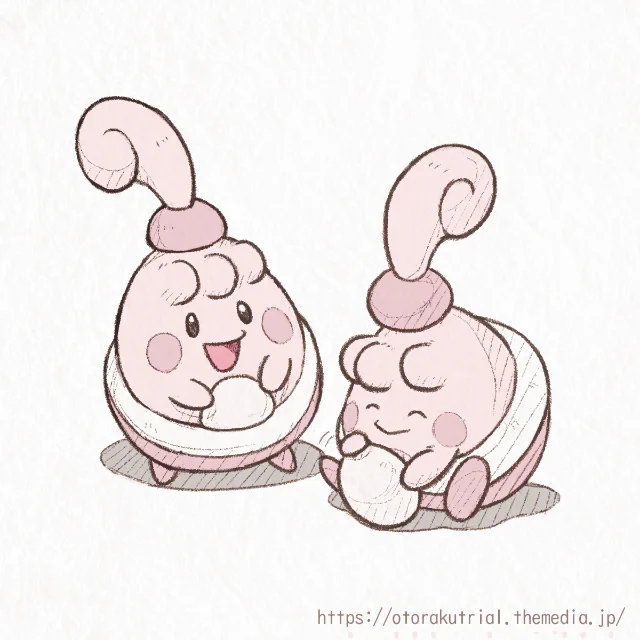 ポケモン描いてみました・その33
いつの日かタマゴ。

#ポケモンイラスト 
#ピンプク 