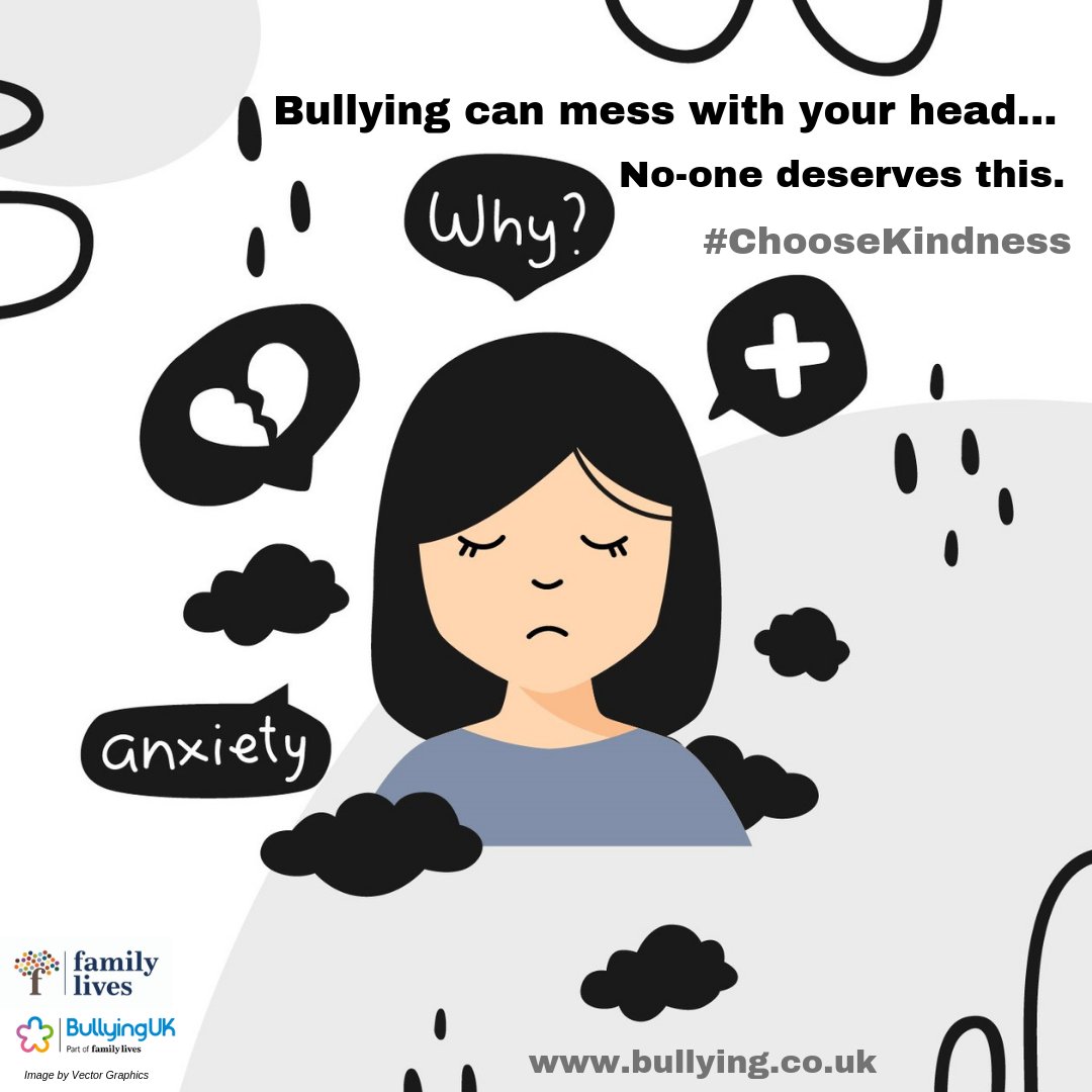 #Bullying can have a big impact on your #MentalHealth. Find out more about what you might be feeling, how you can get support, and ways to help yourself feel better ht.ly/M4SK30rUZjG #AntiBullyingWeek #OneKindWord