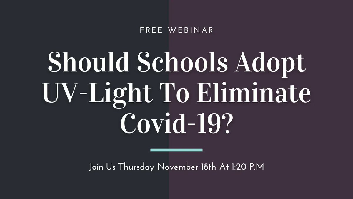 Calling all #teachers, #parents, and #principals!
Join us later for a free #webinar on #covid19 prevention in schools. In partnership with @malahidecs. Register here at: buff.ly/3pFn6iN

@VOPIRELAND <a href="/V4PIreland/">VoiceForPrincipals</a> <a href="/VoiceforTeacher/">Voice for Teachers</a> <a href="/INTOnews/">INTO (Irish National Teachers' Organisation)</a> <a href="/NAPD_IE/">NAPD</a> #covid19ireland #COVID19