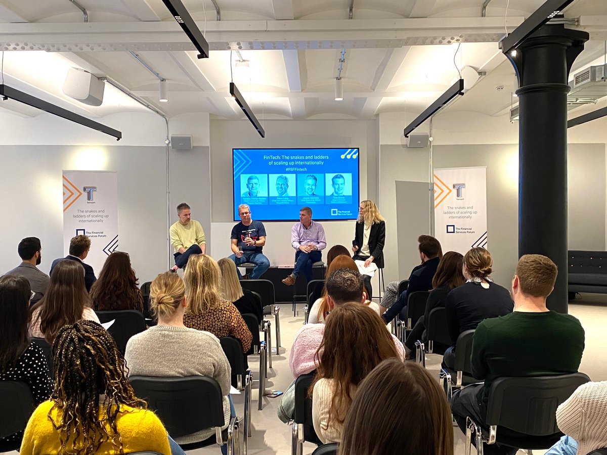 TeamspiritGroup's tweet photo. Kicking off our first in-person event in 2 years! Canβt wait to hear #fintech leaders from @SmithWilliamson @pensionbee @thoughtmachine @boughtbymany discuss how they scaled internationally. #FSFFintech https://t.co/z6FVisvAI4