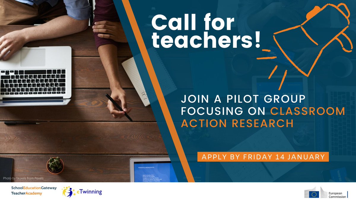 eu_schoolnet's tweet photo. #EdGateway and eTwinning are looking for teachers to join a pilot group focused on action research! If you are interested in turning “classroom challenges” into ❓ “researchable questions” read more about the eligibility criteria and apply here 
👉 https://t.co/l1GS2IMEeX https://t.co/iDVTn1DNTh