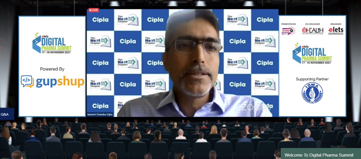 ehealthonline's tweet photo. Sumeet Chandna, Head-Digital Transformation, Commercial Innovation & Strategic, @Cipla_Global said, "The healthcare and pharma industries have long been not enough customer-centric and we need to address this."
To Attend: https://t.co/pPOZUu2zk8
#eletsdigitalpharma #eletspharma https://t.co/wG6qhQzPda