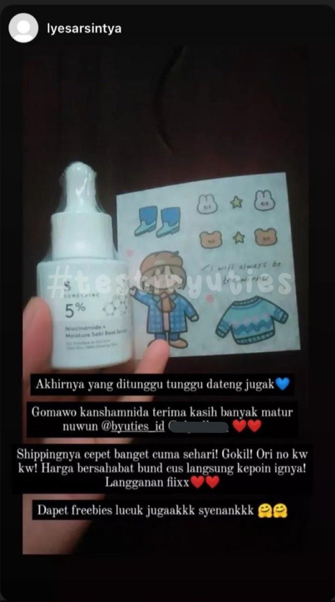 byuties_id's tweet photo. terharu deh sama byuties 🥺❤️ #testibyuties https://t.co/UgOfaSnnwx