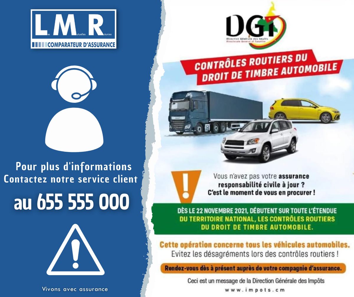 𝐀𝐋𝐄𝐑𝐓𝐄 !!!
Votre assureur conseil vous accompagne afin d’éviter tout désagrément lors des contrôles routiers. 
Renouvelez votre assurance chez LMR en toute quiétude.
#LMR
#ASSURANCE 
#ASSURANCE_AUTO