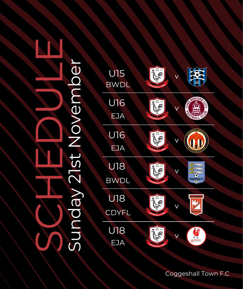📆 Schedule 

All home games this weekend!