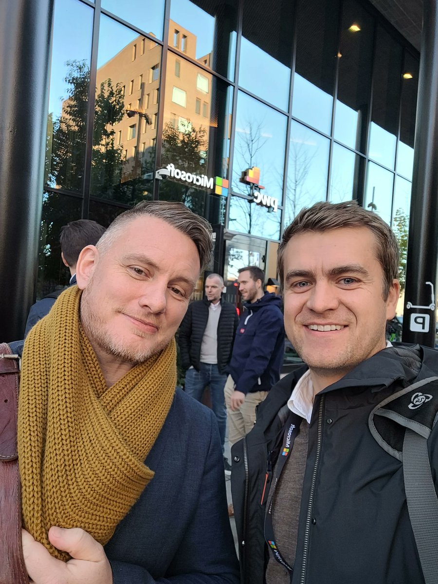 profitbase's tweet photo. @Randabergkommun CFO Lars Helge Vedøy (pictured left with our product manager Anders Aano) presented Profitbase's Financial Reporting Matrix for #PowerBI at the Dynamics User Group Norge conference in Oslo.

Create great #financialreports : https://t.co/RR6skUHmTg

#microsoft https://t.co/IGdaFrmu9p