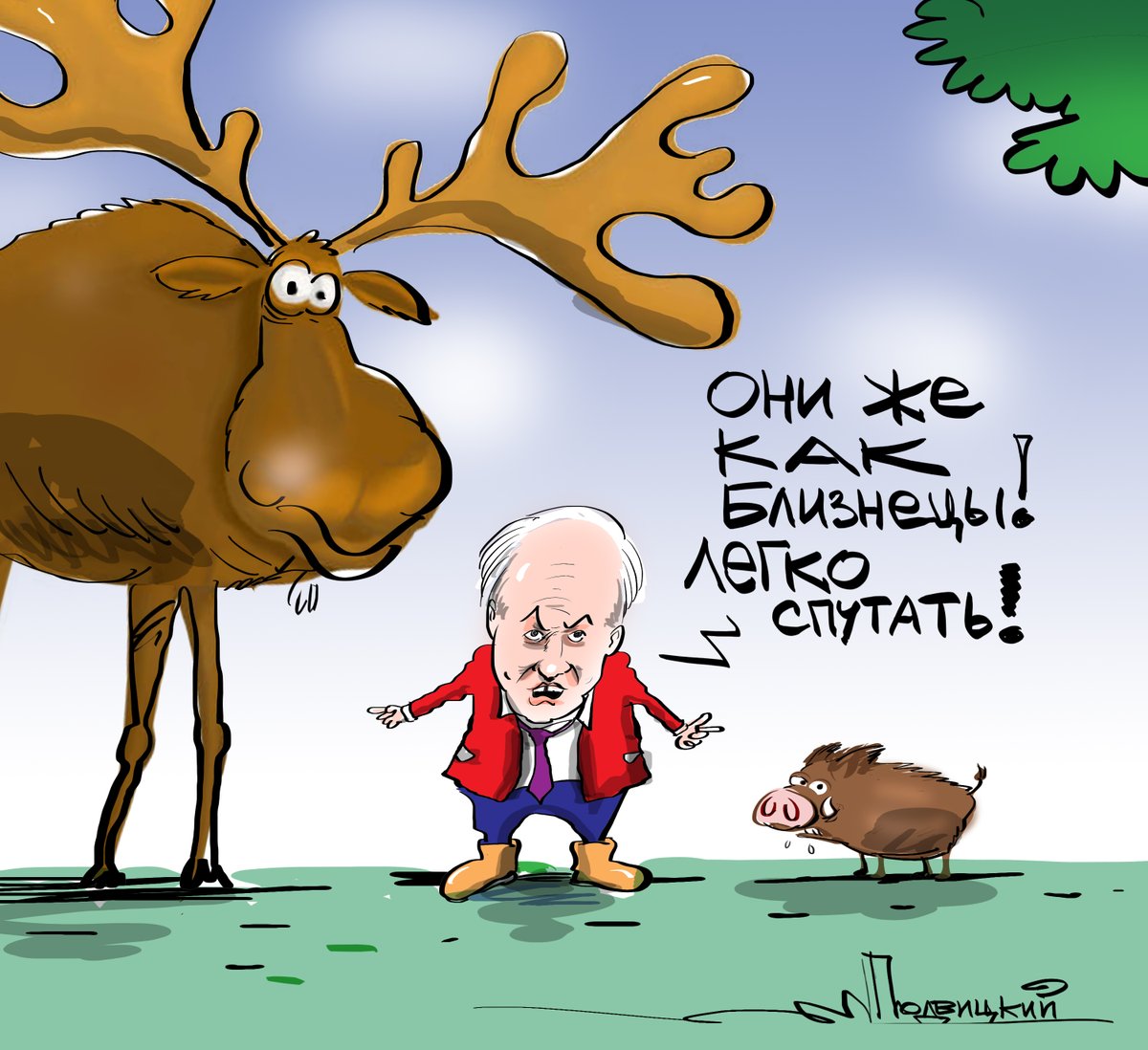 Как оказалось, Рашкин застрелил на охоте лося, потому что перепутал его с кабаном. Действительно, они же так похожи, отличаются только внешний вид, вес, габариты, скорость и поведение. Тут и такой опытный охотник, как Рашкин, ошибется