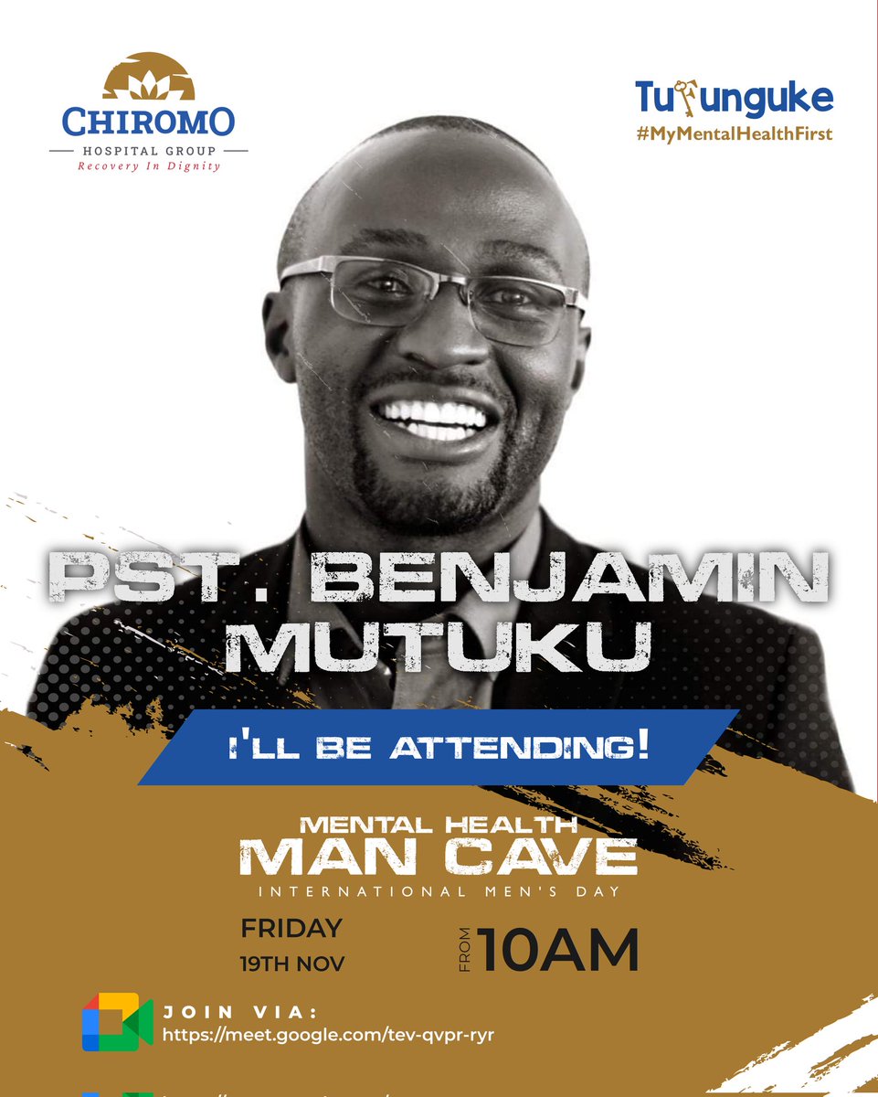 ChiromoHospGrp's tweet photo. Guess who will be attending? @bjmutuku @dindi_jeff @JnrIkiugu
&amp; @BruceMuchelule from @DADingDifferent

RSVP VIA THE LINK BELOW 

https://t.co/wG8MCAQkCA

#Tufunguke about men's mental health... https://t.co/oFQXOrUppG