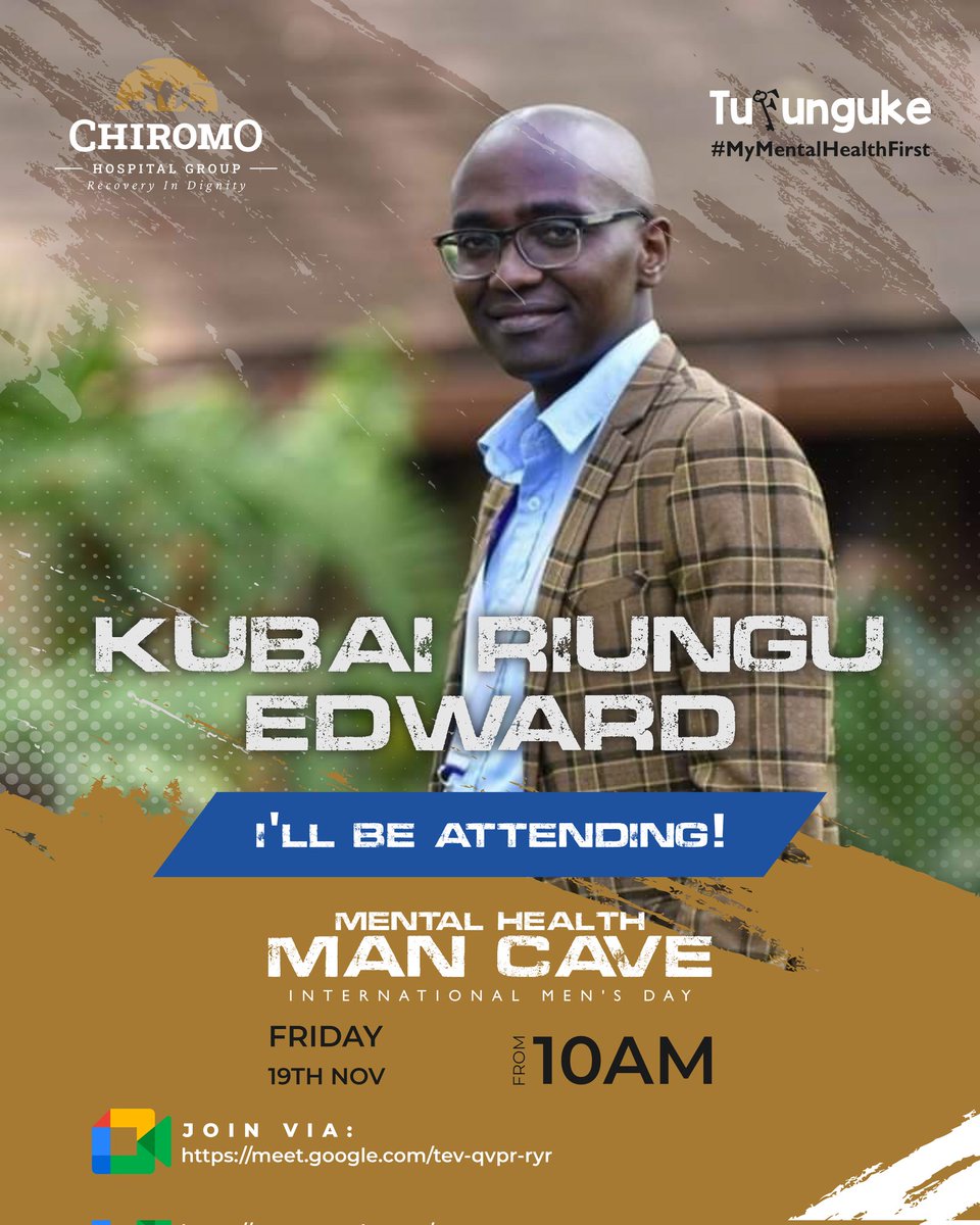 ChiromoHospGrp's tweet photo. Guess who will be attending? @bjmutuku @dindi_jeff @JnrIkiugu
&amp; @BruceMuchelule from @DADingDifferent

RSVP VIA THE LINK BELOW 

https://t.co/wG8MCAQkCA

#Tufunguke about men's mental health... https://t.co/oFQXOrUppG