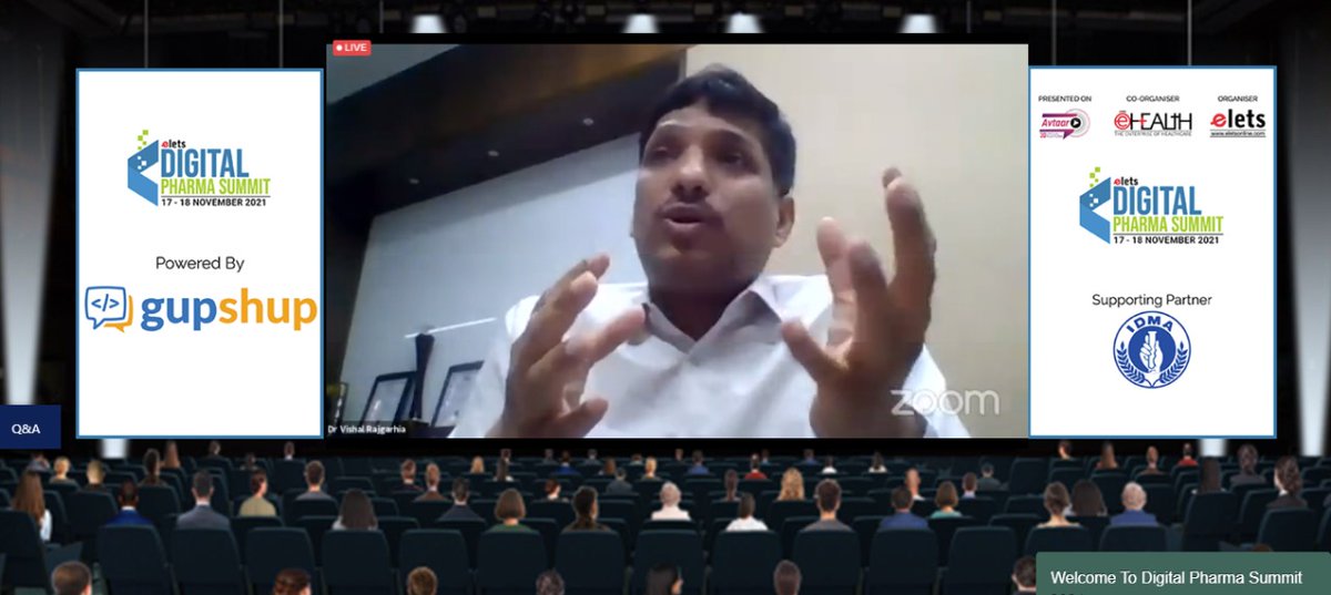 ehealthonline's tweet photo. Dr Vishal Rajgarhia, Director & CEO, @finecurepharma said, "Post-COVID technology adoption was imperative and companies went through digital transformation on a rapid pace."
To Attend: https://t.co/pPOZUukaII
#eletsdigitalpharma #eletspharma https://t.co/sZDqzm0yjb
