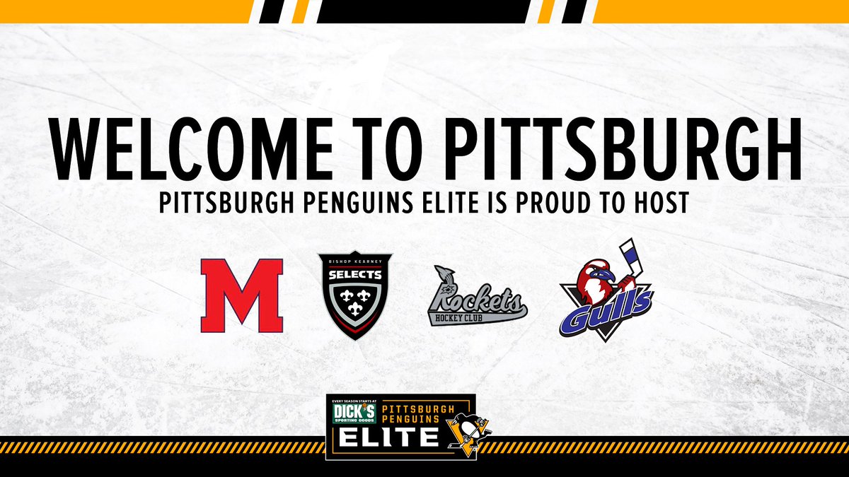 PghPensElite's tweet photo. 15U, 16U, & 18U #NEPack will be in Pittsburgh this weekend! All games will be played @penguinsrinks and available @LiveBarn.
Schedule: https://t.co/qLv46lv9XX
#PensElite | #LetsGoPens https://t.co/TcPvExSyrc