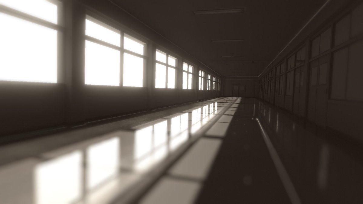 kuma19211's tweet photo. ワールド：廊下 
by N'wаh 

在りし日の記憶の中

#VRChat_world紹介
https://t.co/eKImVGk0Ub https://t.co/sHFpMBkVY6