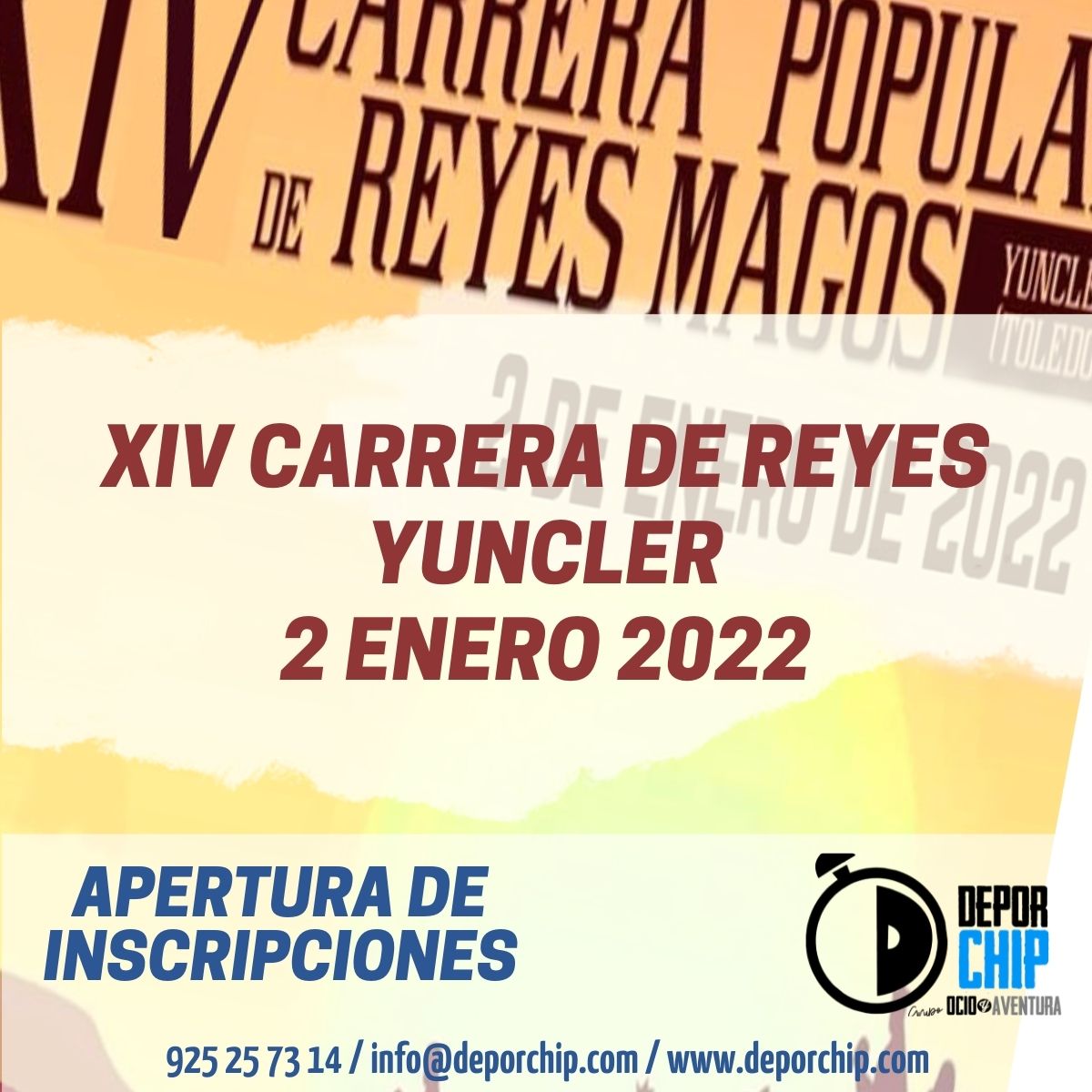 Si queréis empezar el año con un prueba mítica, ya podéis apuntaros, porque acabamos de abrir las inscripciones.
Disfruta de los famosos huevos fritos de la carrera popular de reyes magos de YUNCLER.
Inscripciones: bit.ly/reyesyuncler22
#Deporchip #carreraspopulares