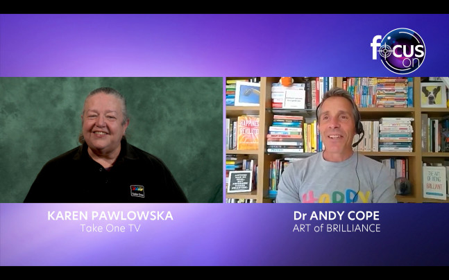 takeonetv's tweet photo. It was a privilege to have Andy @beingbrilliant join us on our 'Focus On' #podcast spreading #happiness, #positivity and reasons for setting HUG goals rather than SMART goals.
#lovemondays #artofbrill #wellbeing #takeonetv https://t.co/hausojyYxL