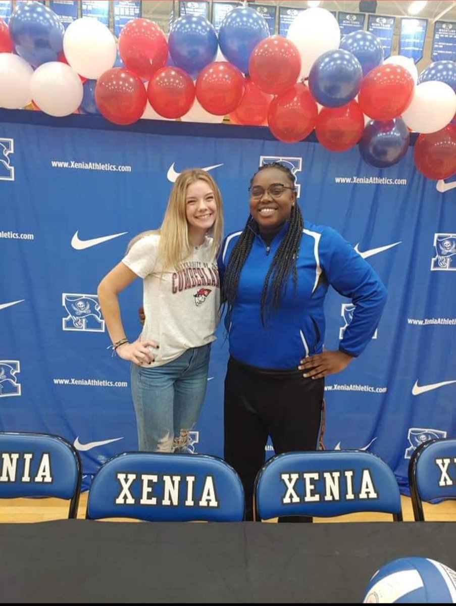 XeniaVolleyball's tweet photo. A HARD WORKER REWARDED! 💪🏼🏐 @jada_mcavene CONGRATS on chasing/accomplishing your goal! Thanks for being a great example for your teammates & for 4 yrs of grit & grind! Can't wait to 👀 you play at the next level! Only ⬆️ from here! #Prepped4Purpose @XeniaAthletics @XeniaSchools https://t.co/qY5GpNTJfg