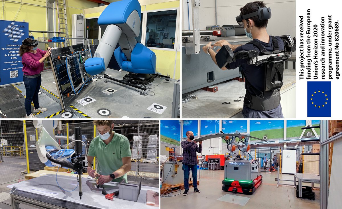 HaDEA (@eu_hadea) on Twitter photo #H2020 project <a href="/SherlockH2020/">Sherlock H2020 Project</a> aspires to boost flexibility of 🇪🇺 manufacturing through Human-Robot collaboration 🤖
It introduces shopfloor structures promoting collaboration of people 🙆 & #AI enhanced robots 🦾 to assist workers 👉 sherlock-project.eu/home
📷© <a href="/SherlockH2020/">Sherlock H2020 Project</a> #H2020 project <a href="/SherlockH2020/">Sherlock H2020 Project</a> aspires to boost flexibility of 🇪🇺 manufacturing through Human-Robot collaboration 🤖
It introduces shopfloor structures promoting collaboration of people 🙆 & #AI enhanced robots 🦾 to assist workers 👉 sherlock-project.eu/home
📷© <a href="/SherlockH2020/">Sherlock H2020 Project</a>