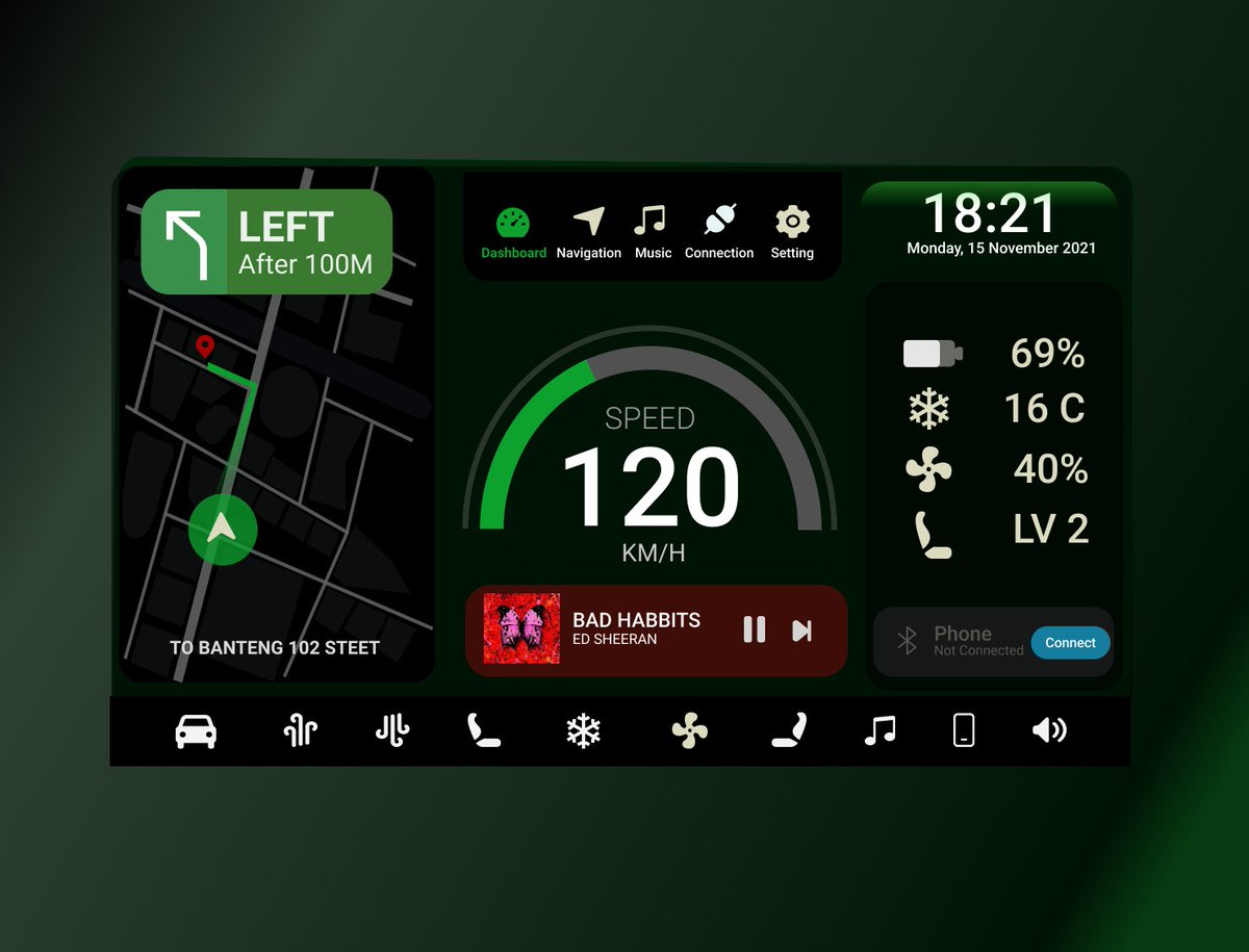 Car Interface Design
dribbble.com/shots/16860121…
#DailyUI 034