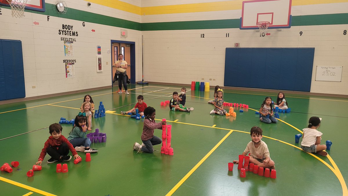 Pflugerpe's tweet photo. Even Pre-K is getting in on the #SpeedStacks action! Having a creativity contest! #2021STACKUP #WSSSA https://t.co/5EJzGQ3h3M
