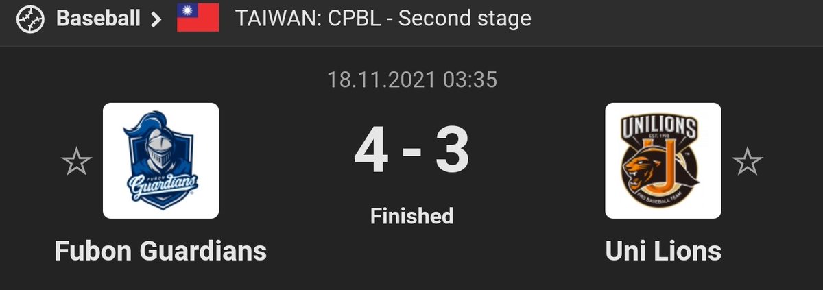 Senseisports1's tweet photo. #DynamitePick 🔥🔥🔥
#FreePick #SenseiSam
@CPBL 🇹🇼
Fubon Guardians
🆚️
Uni-President Lions
💥🤑✅✅✅✅✅🤑💥
🧨 Under 8.5 🧨
💥🤑✅✅✅✅✅🤑💥
✔✔✔ WINNER ✔✔✔
✅✅🎁Retweet 🎁✅✅
#Baseball #BaseballPick #CPBL
@PicksCity #GamblingTwitter https://t.co/5oT4yysQES
