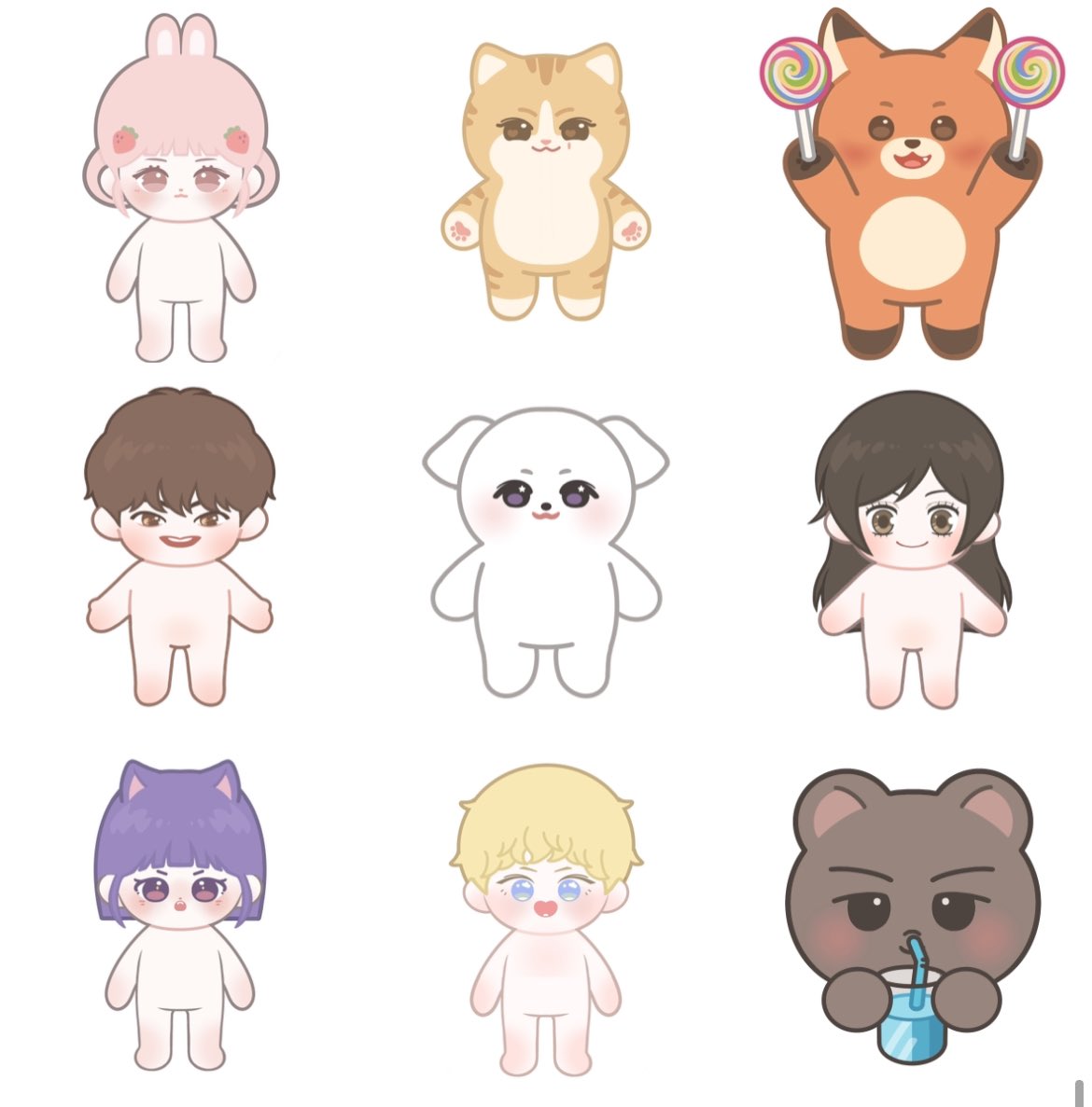 mintchocodoll's tweet photo. *RT+follow 추첨 피자 쏩니당 12/25 당발.

인형 도안 커미션 재개🔥
이벤트로 속성,무속성,동물형 모두 추가비 없이 3.0에 진행합니다.
프로필 링크로 문의주세요.
정성을 담아 그립니다.😆

#인형도안 #무속성인형 #속성인형 #20cm인형 #15cm인형 #10cm인형 #인형옷 #동물인형 #아이돌인형 #인형제작 https://t.co/YpvMxD3EHu