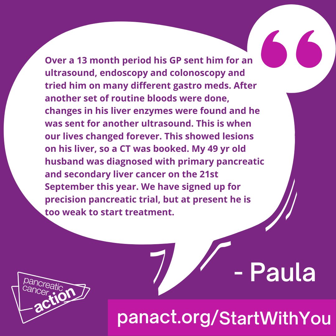 pancanscot's tweet photo. Their voices are exactly why we raise awareness of pancreatic cancer! It affects everyone, no matter what your gender, age, religion or race!

Share your story: https://t.co/ZvZQAEeXnQ

#ItsAboutTime #WPCD #pancreaticcancerawarenessmonth #DecadeofChange #thursdaythoughts https://t.co/888Goj8E8M