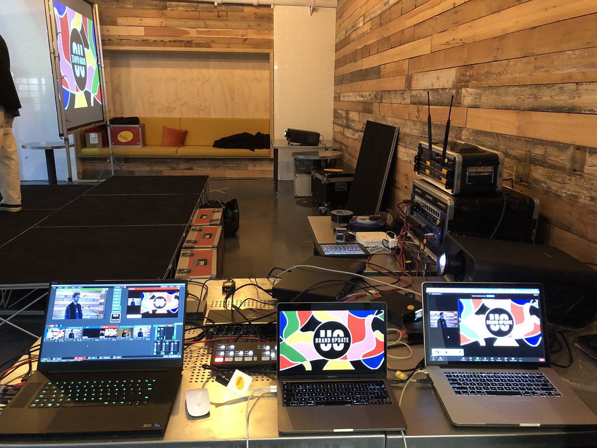AudiohireUK's tweet photo. Behind the scenes today, vMix and Zoom https://t.co/sD8oVFZ5ZJ