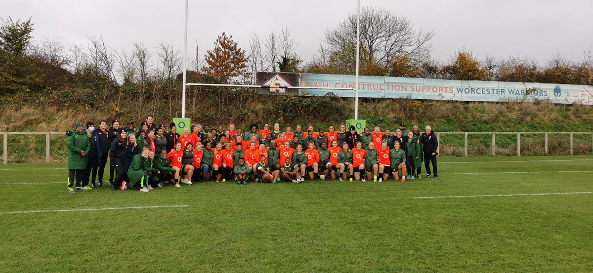 WomenBoks's tweet photo. Great sessions with the @EnglandRugby team at @SixwaysStadium over the last two days. Easy to see why they are ranked 🔝 in the world. Good luck with your game against @USARugby on the weekend! 
#NovemberSeries2021 https://t.co/gUZsaPEuJL