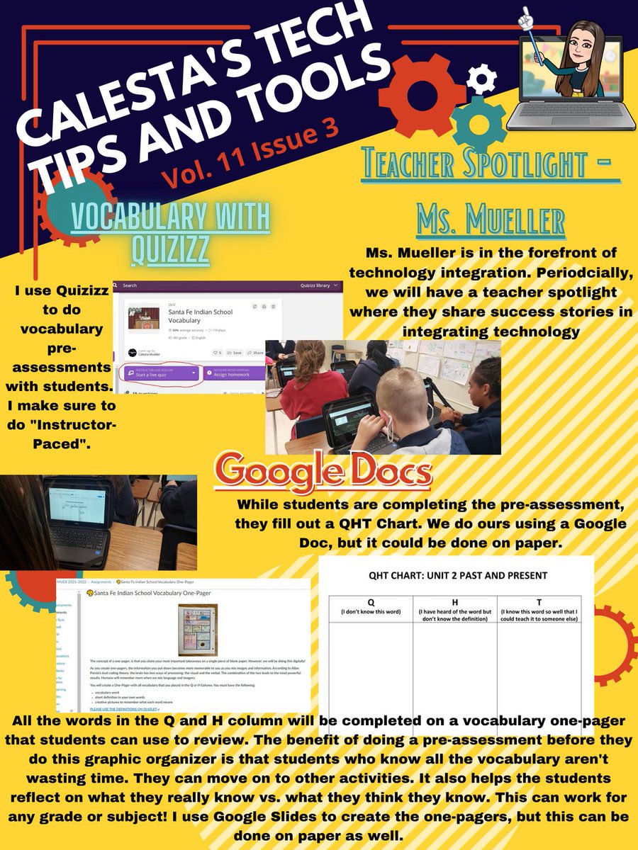 This week, I highlight a phenomenal teacher who integrates technology so well!  Ms. Mueller, an 8th grade ELA teacher here at NCTS, gives her own tech tips and tools on Quizizz and Google Docs! <a href="/NCSS_IT/">Newton County Technology Dept</a> <a href="/NCTS09/">Newton County STEAM Academy</a> <a href="/CalestaMueller/">𝕄𝕤. ℂ𝕒𝕝𝕖𝕤𝕥𝕒 𝕄𝕦𝕖𝕝𝕝𝕖𝕣</a> #NCSSBeTheBest #NCSSt4t