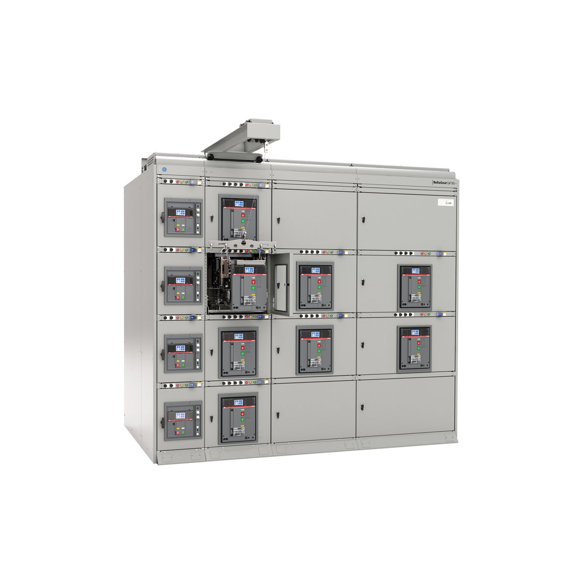 ABBNorthAmerica's tweet photo. We’re taking #switchgear innovation to the next level with our #ReliaGear LV SG. The addition of the new 15-inch E1.2 Emax frame provides customers best-in-class footprint optimization and more. Read more: https://t.co/EChBFZkGOE 
#SmartBreakers https://t.co/rA52CzWPE5