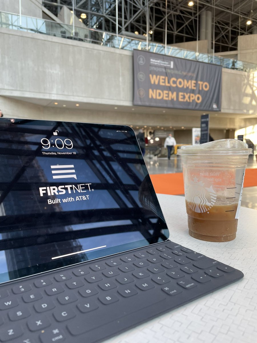 Ready for day 2 #NDEM #FirstNet