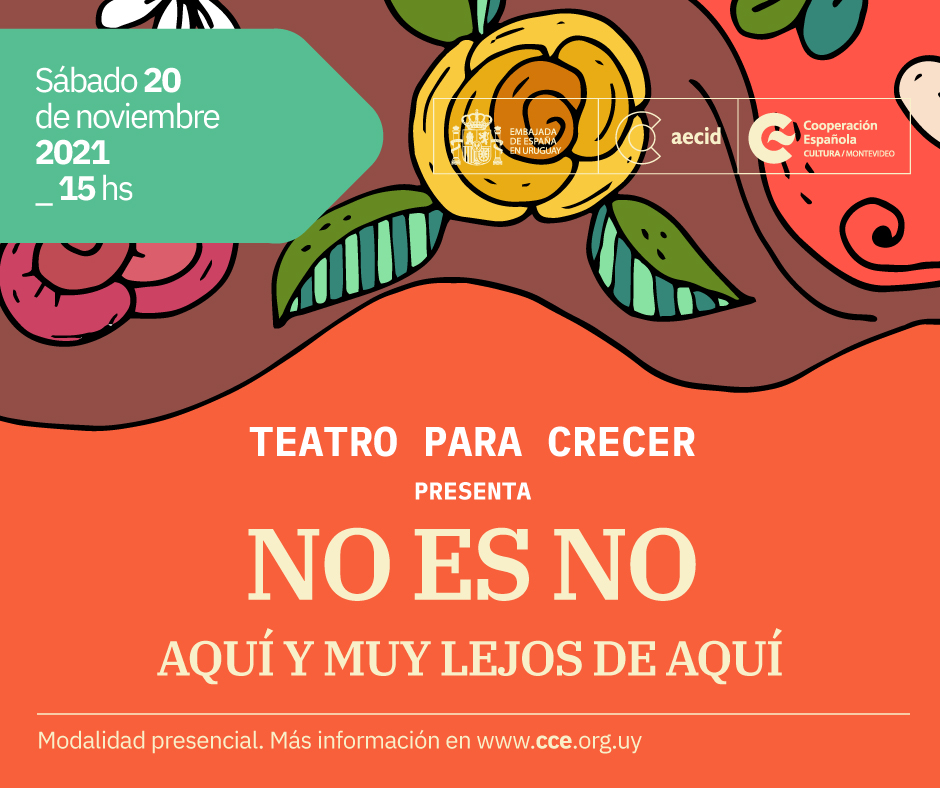ccemontevideo's tweet photo. #Teatro "No es no, aquí y muy lejos de aquí”

La obra nos ofrece un punto de partida para llevar a cabo medidas inspiradoras para defender, promover y celebrar los derechos de la infancia.

+info: https://t.co/Nolx3rnEBj https://t.co/09HOynxojA