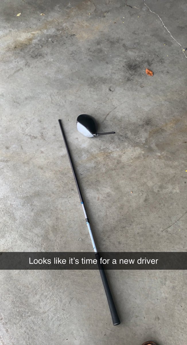 MarcusVoran's tweet photo. Driving over your driver in 40 degree weather …
#NextYearsProblem https://t.co/rIQ1ZTYW9D