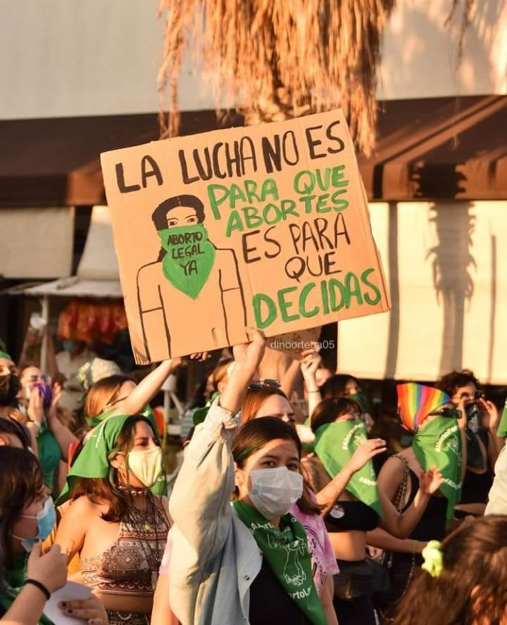 VocesFeminista's tweet photo. #BuenosYFeministasDias
La lucha no es para que abortes es para que decidas
#CorteAbortoSí
#AbortoLegalYa https://t.co/jOCslzaZRN