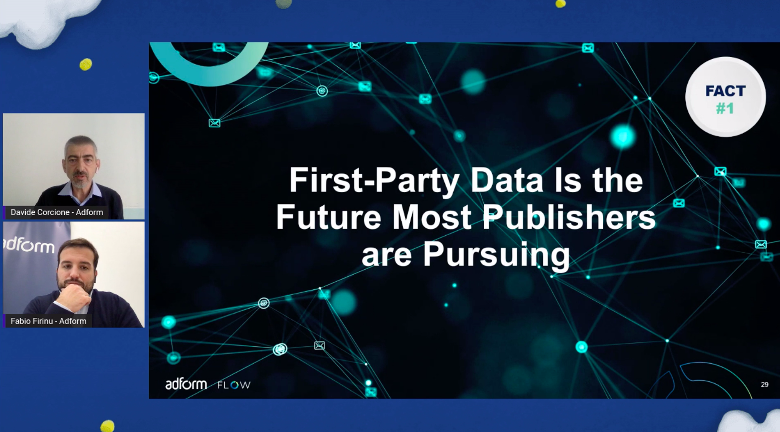 alebin8's tweet photo. 🔴#IABForum2021 #workshop #adform

🗣️@davide_corcione (Country Manager di @adform Italy) insieme a Fabio Firinu (PreSales &amp; Onboarding Consultant at Adform) spiegano i fatti da conoscere e affrontare sul tema "futuro #cookieless".
Guarda qui: https://t.co/hwCdSEK8i9