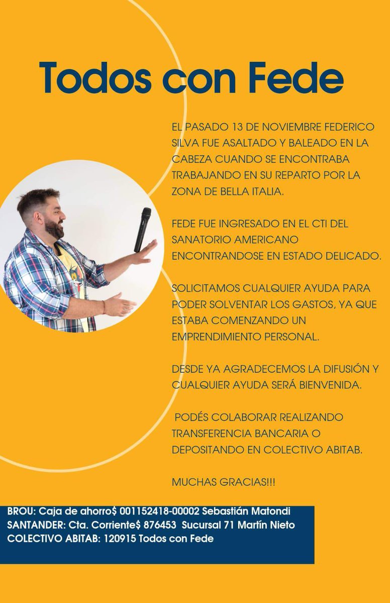 P_BatlleCap's tweet photo. Se agradece colaboración y difusión. 
#TodosConFede https://t.co/2GUKQZyO1g