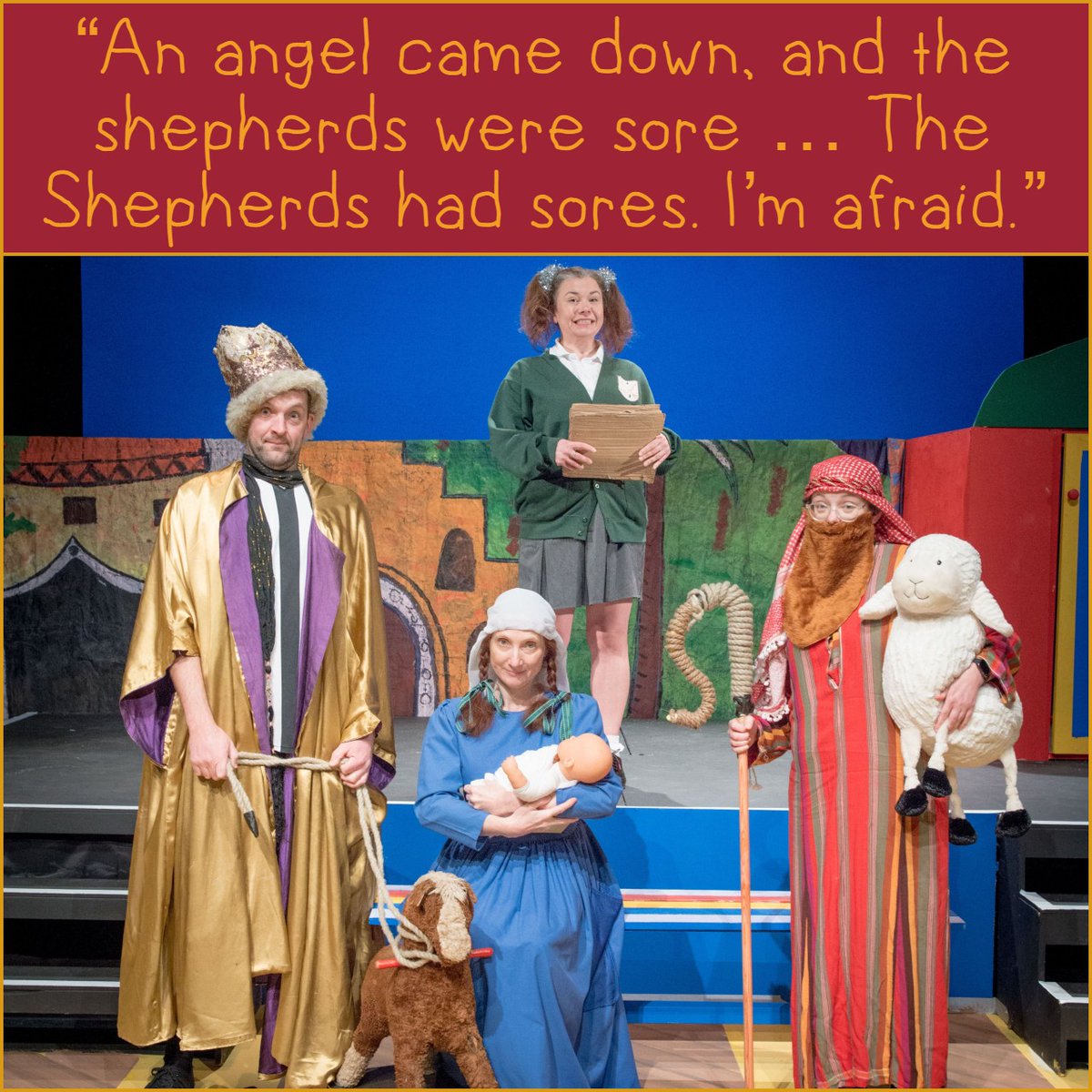 peoplestheatre's tweet photo. The pupils of Flint Street Juniors are so excited to bring you their Nativity this week! 

We hope you can join Miss Horrocks' Year 3 class for their version of The Greatest Story Ever Told, and we're sure absolutely nothing will go wrong ... 😉

https://t.co/i7bzruDcWb

#WhatsOn https://t.co/HpKvcteW6v