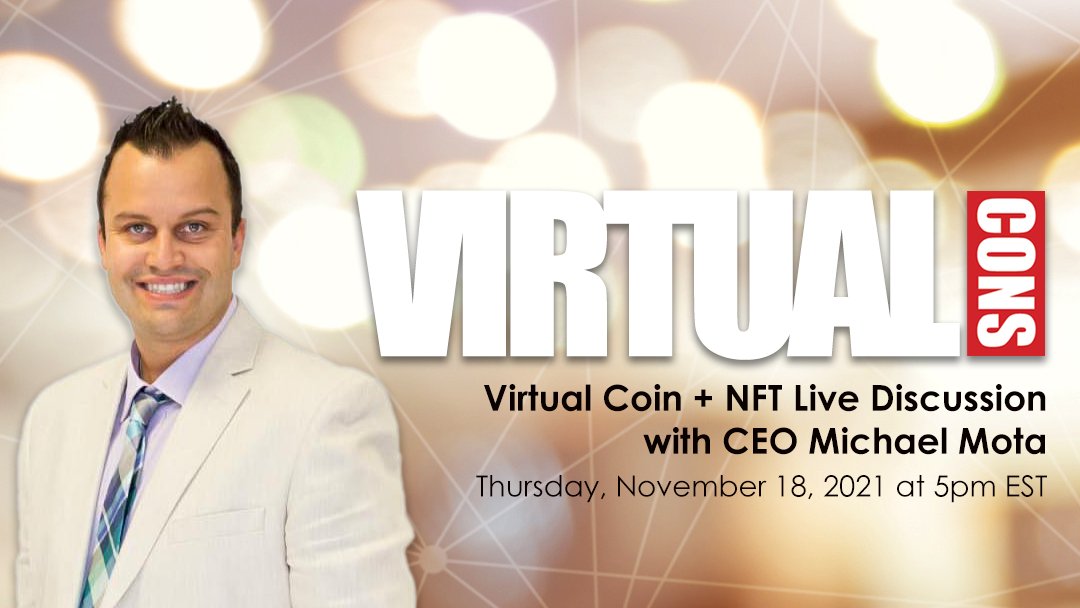 virtual_cons's tweet photo. Join us tonight for a live #crypto and #NFT discussion  - https://t.co/m2oinwE9Xk https://t.co/duxu85vXye