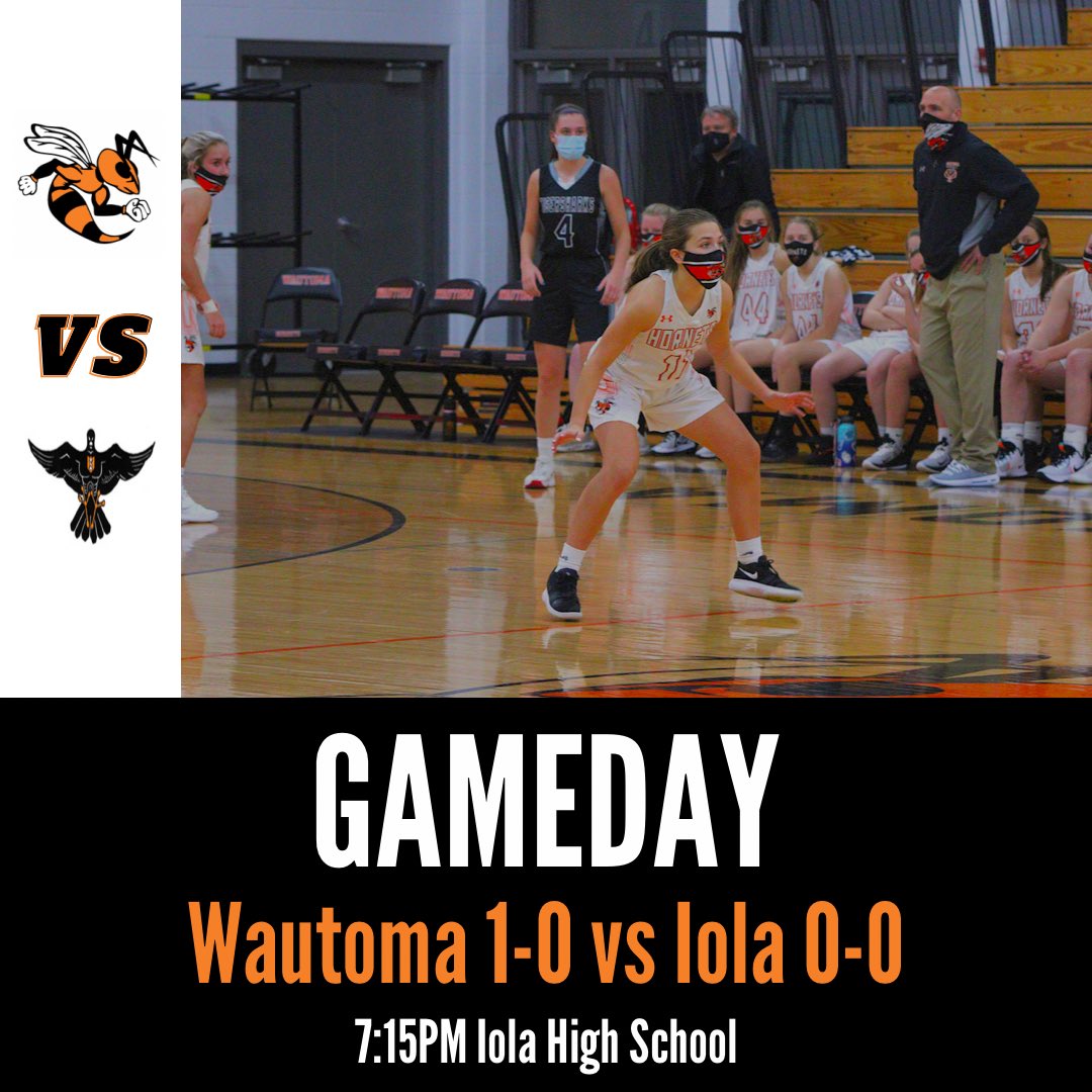 WautomaGBB's tweet photo. GAMEDAY‼️

First road game of the season tonight as we head to Iola for a very good matchup! Varsity game tips around 7:15! 

Make the trip with us and come support! 

#NeverOutworked https://t.co/VdLzXkMXXK