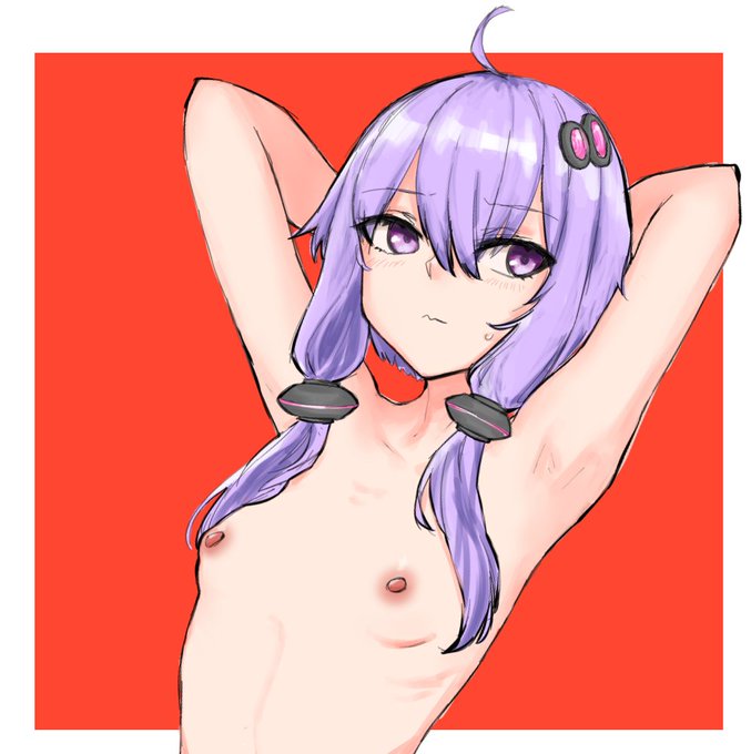 土日に絵を描けなかったので腋とおっぱいを見せてくれるゆかりさん描きました 