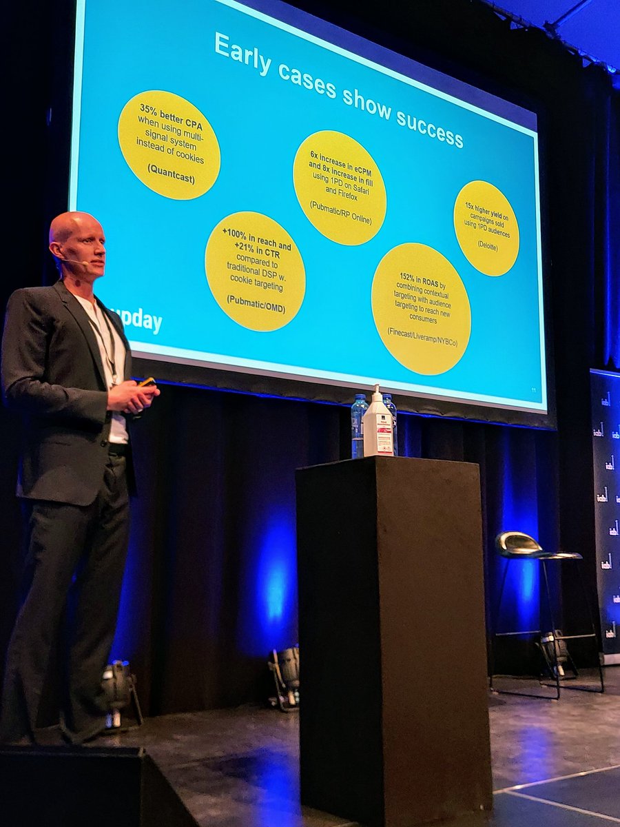 Joanna_Burton's tweet image. Excellent presentation from Alexander Qvitzau Lund from @updayDE looking at alternatives to third-party #cookies for #advertising at the @iabdenmark conference today #programmatic2021