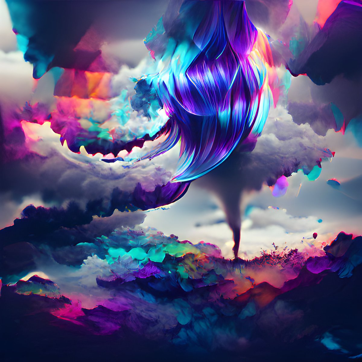 AI Genesis
Works that is the result of collaboration between human and the AI system.
Unique collection of 3000 AI Generated Art
➡️opensea.io/collection/aig…
Psychedelic tornado
#NFT #NFTCommunity #NFTartist #NFTcollection #nftcollectors #NFTs
