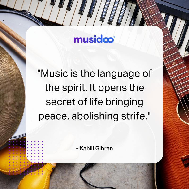 c_musidoo's tweet photo. π We love this quote by Kahlil Gibran. It sums up so much about music and its most important role: bringing inner peace.
What do you think about it? π€
#MusicQuotes #Musidoo #LiveOnline #LiveOnlineLessons #LiveOnlineMusicLessons https://t.co/MivdeNZo9X