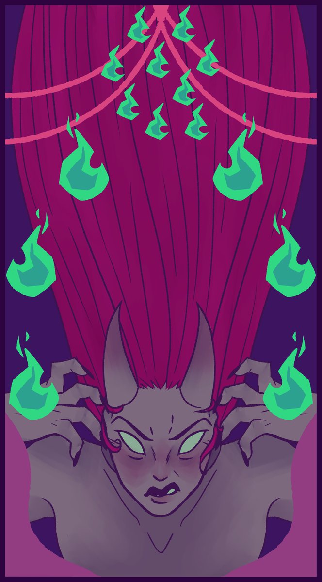 7 - demon
#AceAttorney #DahliaWeek2021