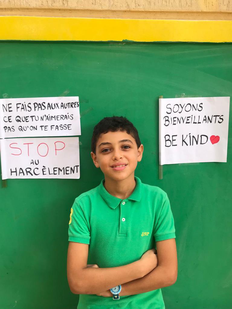 JKudlikowski's tweet photo. Le Lycée Français d’Alexandrie s’engage dans la lutte contre le harcèlement scolaire :
- journée « tous en verts » à l’initiative des élèves délégués du 2ndaire 
- mise en place d’une cellule Bien Être (Anti intimidation) @LfaProviseur  #NonAuHarcelement https://t.co/2GHCb5HdmZ