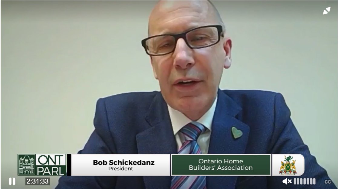 OHBA recently spoke to key pieces of legislation, the Working for Workers Act &amp; Supporting People and Businesses Act. Thank you to Ministers <a href="/MonteMcNaughton/">Monte McNaughton</a> &amp; <a href="/ninatangri/">Nina Tangri</a> for your work to unlock more skilled trade opportunities &amp; help councils focus on the big decisions ahead.