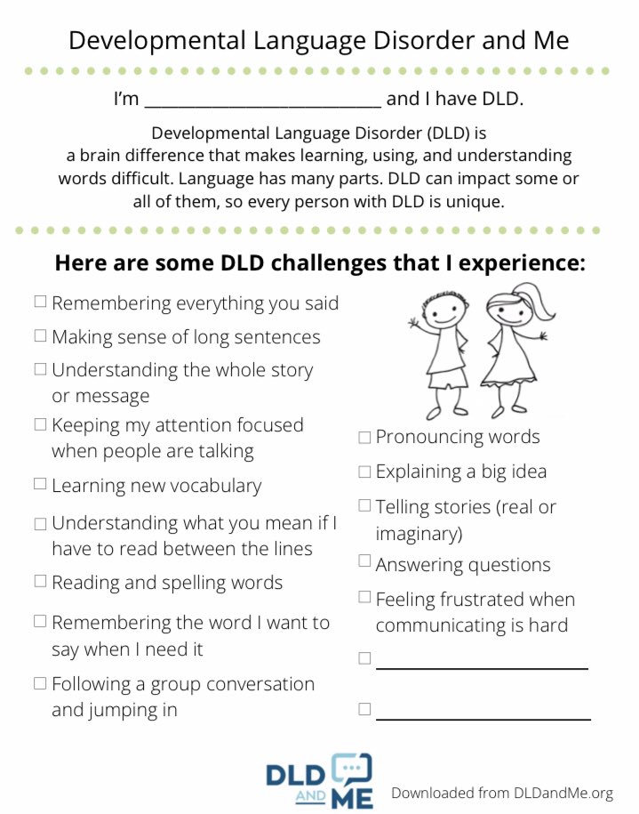 DLDinNB's tweet photo. Language is at the centre of all things at school. This can make learning &amp; social interactions challenging for kids with DLD. Teachers are at the forefront in schools so let them know about DLD and ways to help support your child: https://t.co/mvV1QgYPQw

#devlangdis #ThinkDLD https://t.co/DPbxtjrcXs