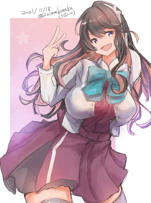 #艦これ版深夜の真剣お絵描き60分一本勝負
#艦これ版真剣お絵描き60分一本勝負_20211118
おっ、カメラか! 