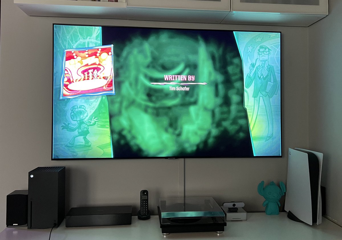 SimoneAzzarello's tweet photo. Ho appena finito #Psyconauts2, il mio personale Goty di questo 2021, magari tra qualche settimana lo diventa davvero https://t.co/8iikNGXpy0